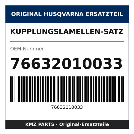 Husqvarna Original Kupplungslamellen-Satz 76632010033