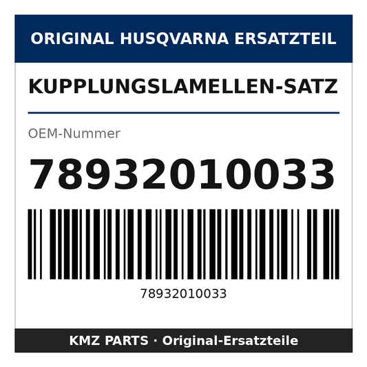 Husqvarna Original Kupplungslamellen-Satz 78932010033