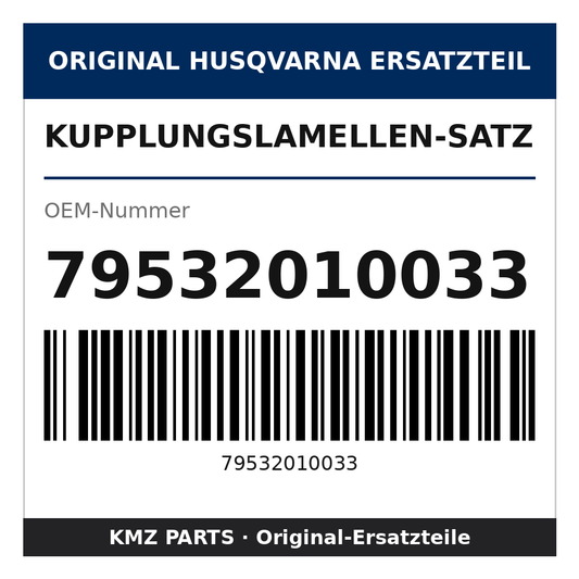 Husqvarna Original Kupplungslamellen-Satz 79532010033