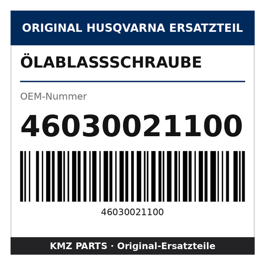 Husqvarna Original Ölablassschraube 46030021100