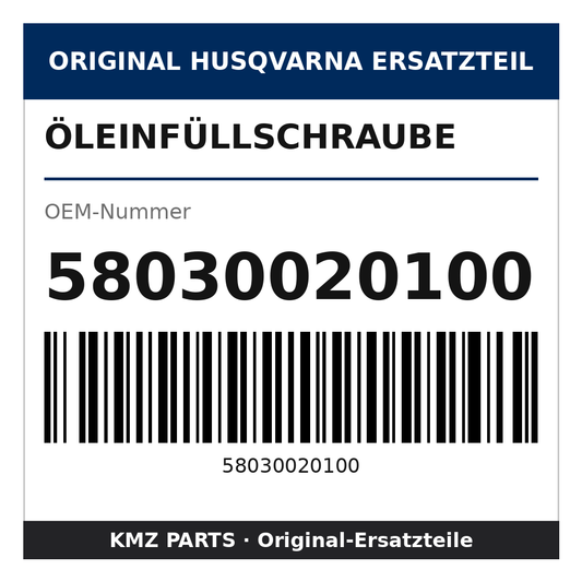 Husqvarna Original Öleinfüllschraube 58030020100