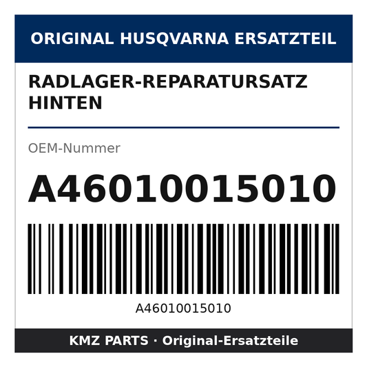 Husqvarna Original Radlager-Reparatursatz hinten A46010015010