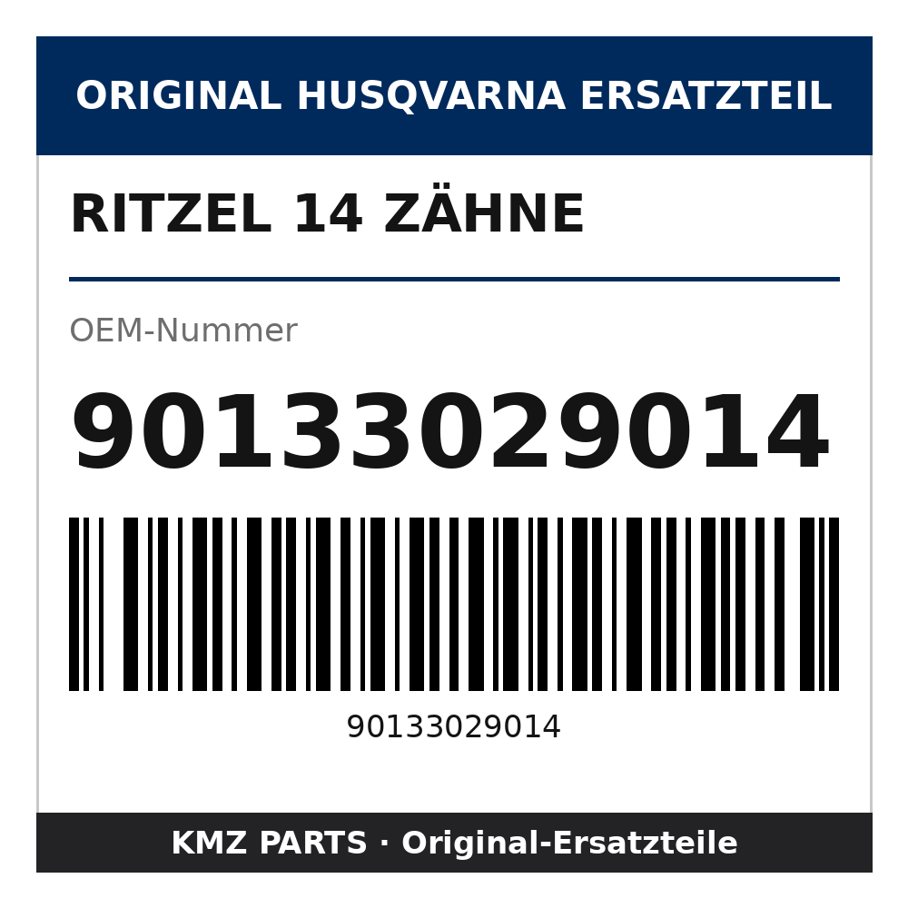 Husqvarna Original Ritzel 14 Zähne 90133029014
