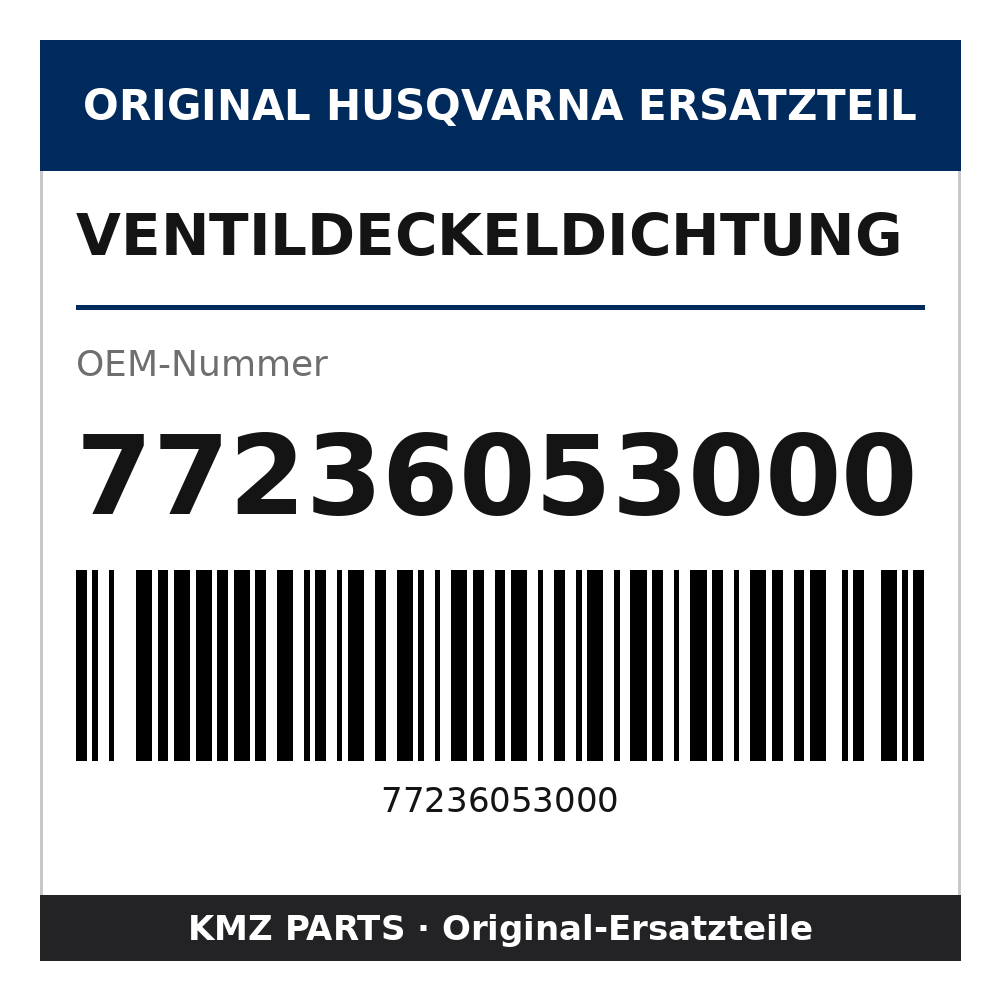 Husqvarna Original Ventildeckeldichtung 77236053000