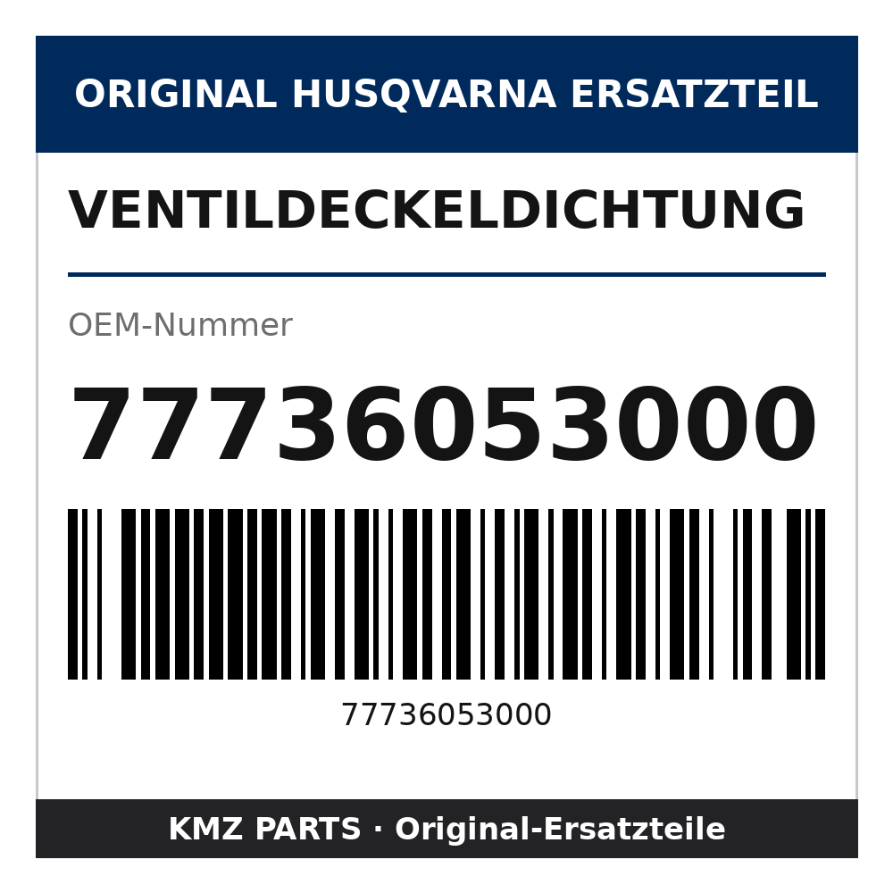Husqvarna Original Ventildeckeldichtung 77736053000