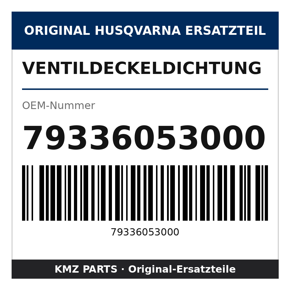 Husqvarna Original Ventildeckeldichtung 79336053000