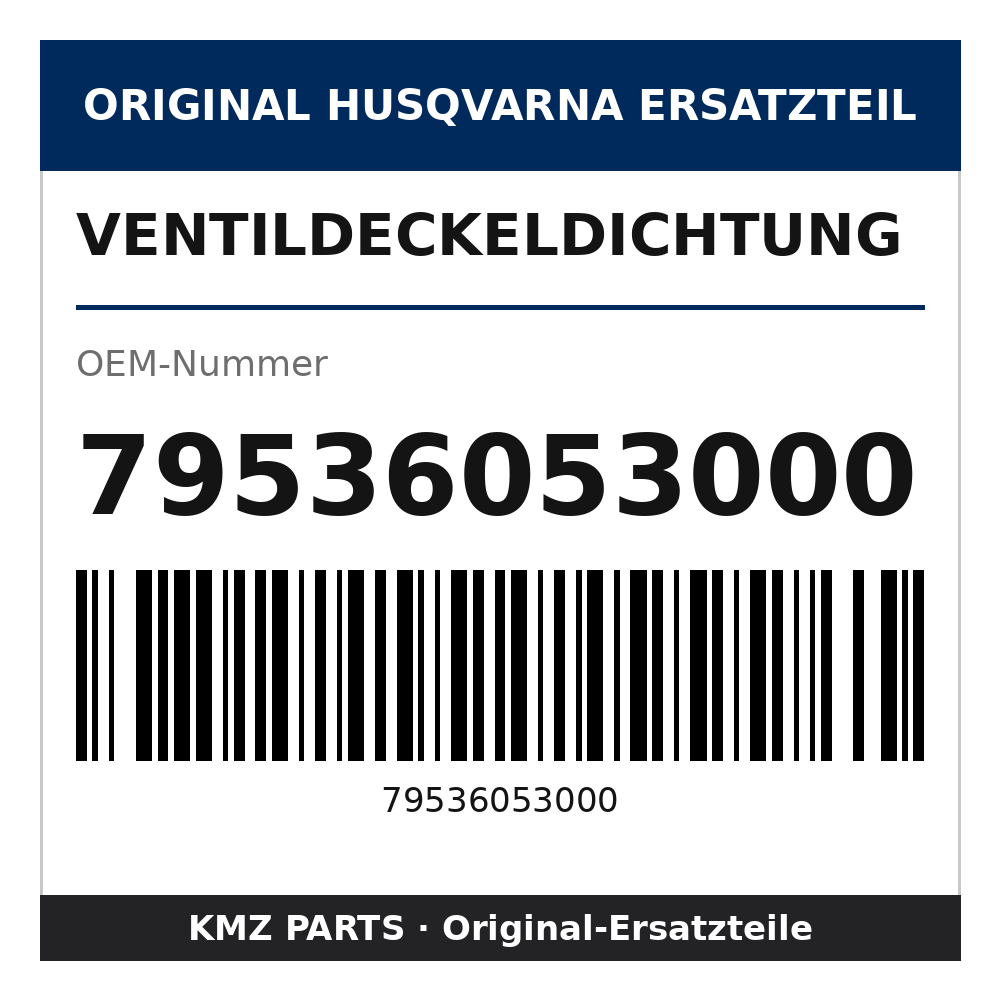 Husqvarna Original Ventildeckeldichtung 79536053000