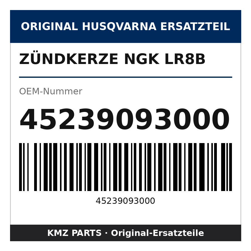 Husqvarna Original Zündkerze NGK LR8B 45239093000