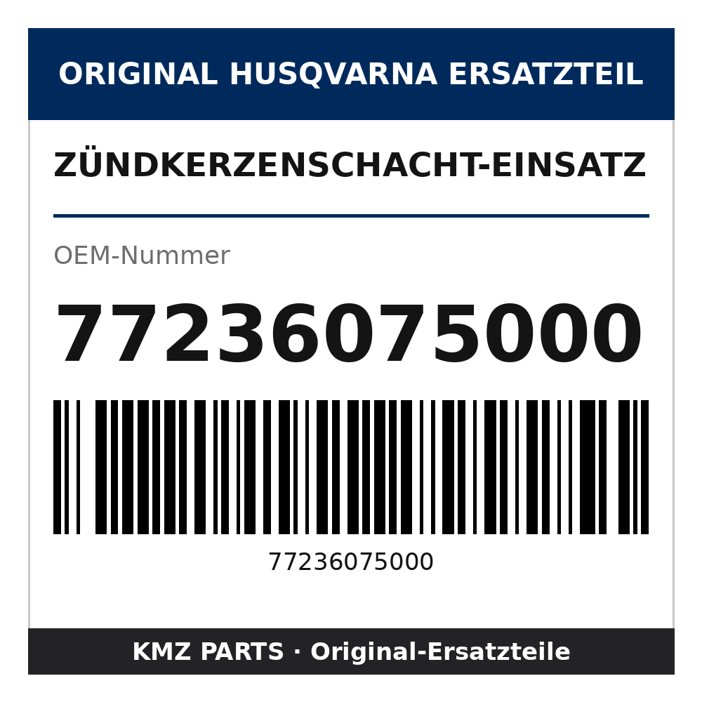 Husqvarna Original Zündkerzenschacht-Einsatz 77236075000