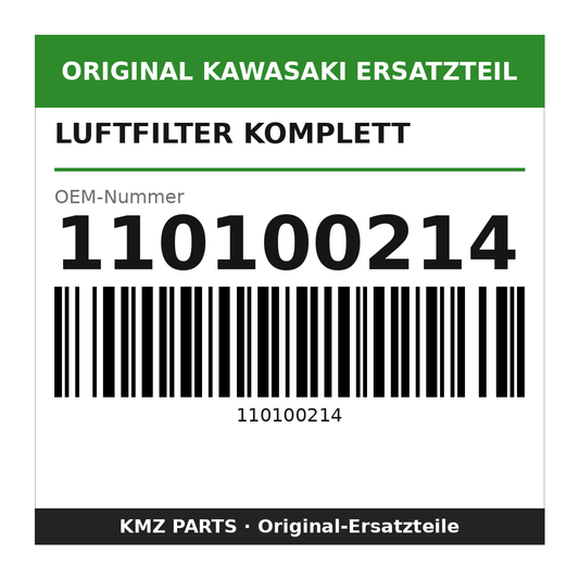 Kawasaki Luftfilter komplett 110100214