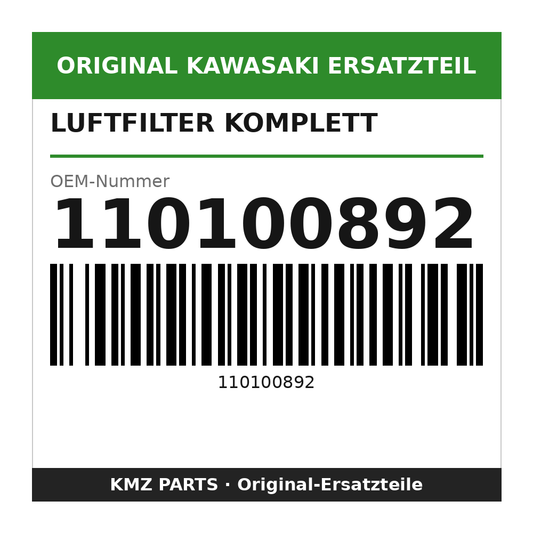 Kawasaki Luftfilter komplett 110100892