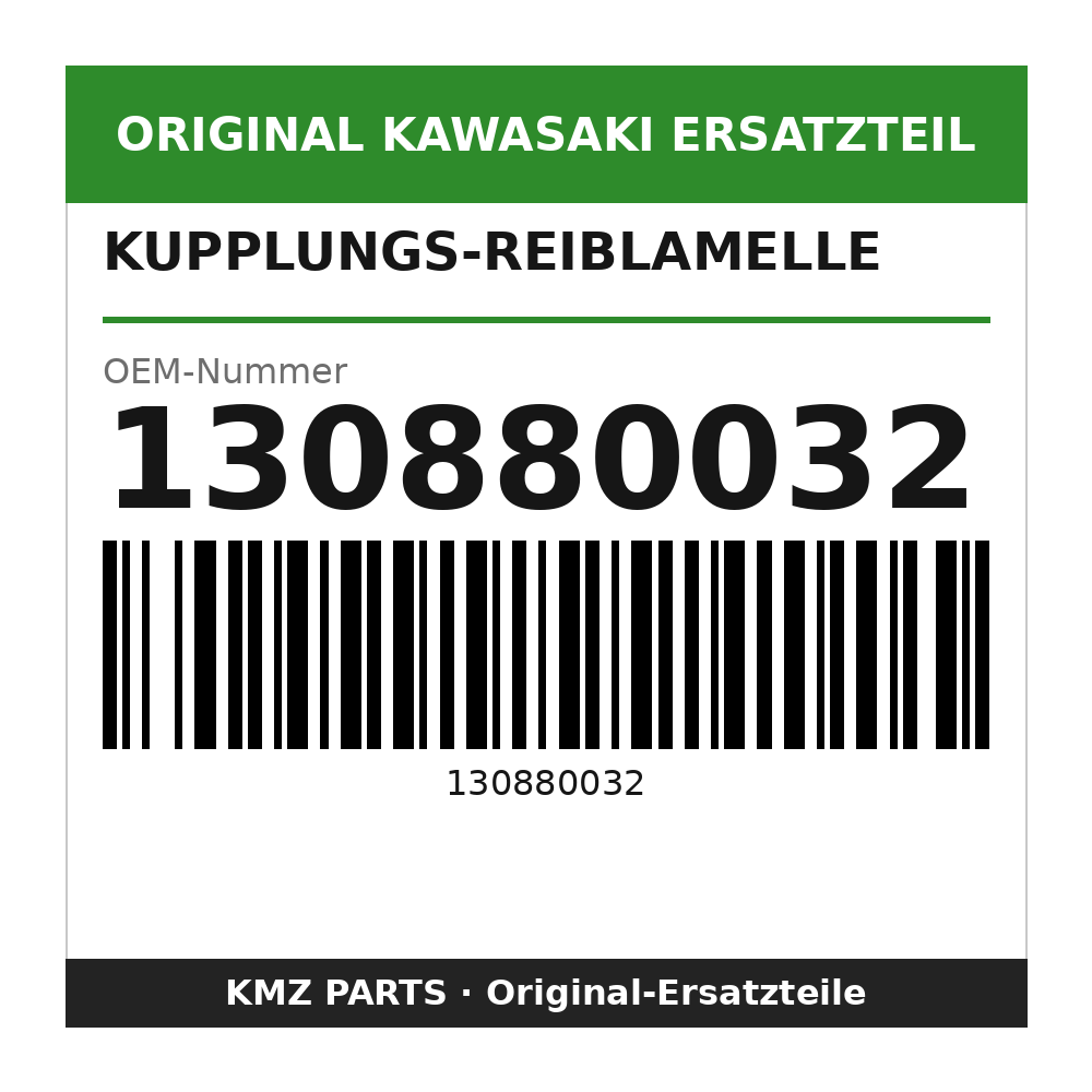 Kawasaki Kupplungs-Reiblamelle 130880032