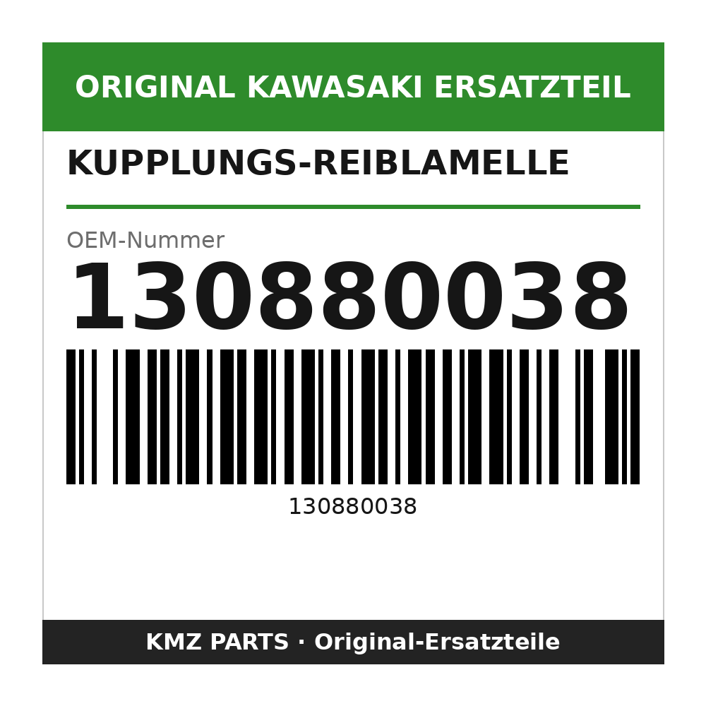 Kawasaki Kupplungs-Reiblamelle 130880038