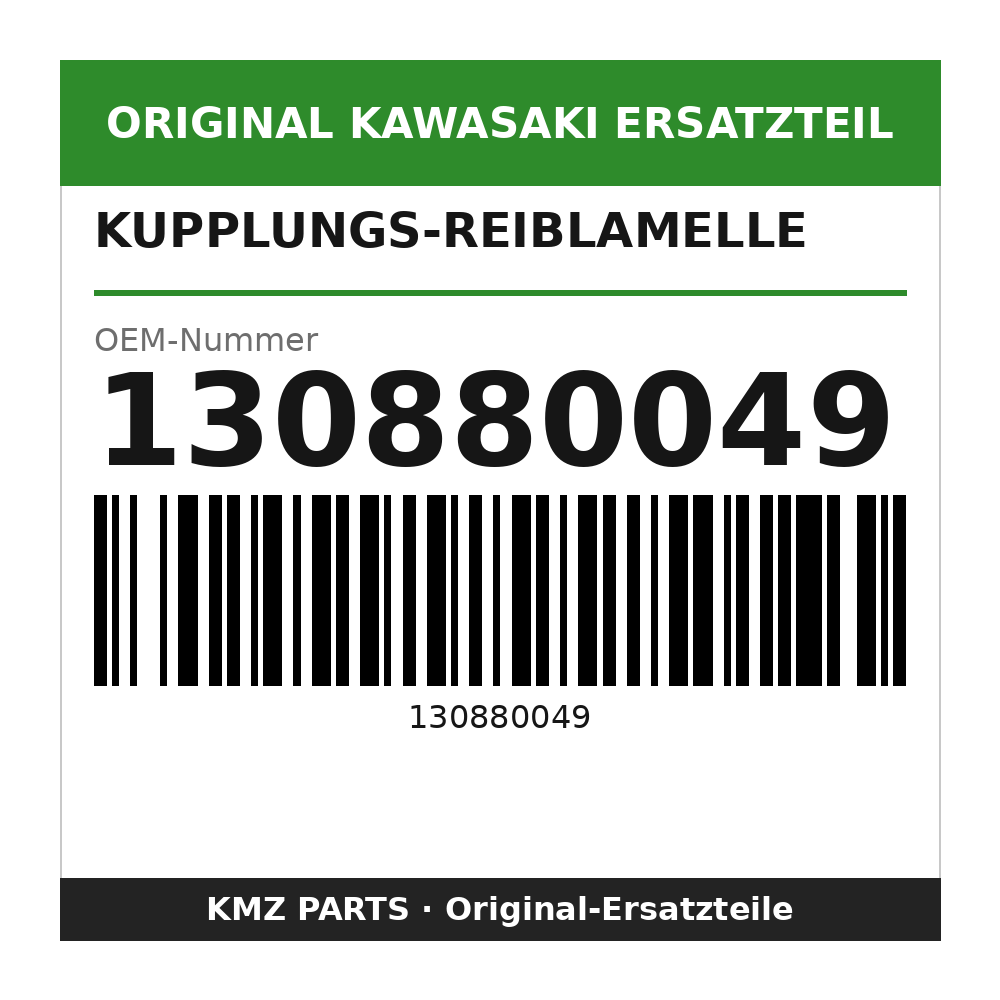Kawasaki Kupplungs-Reiblamelle 130880049