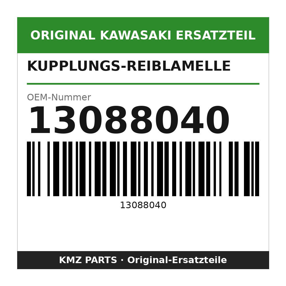 Kawasaki Kupplungs-Reiblamelle 13088040