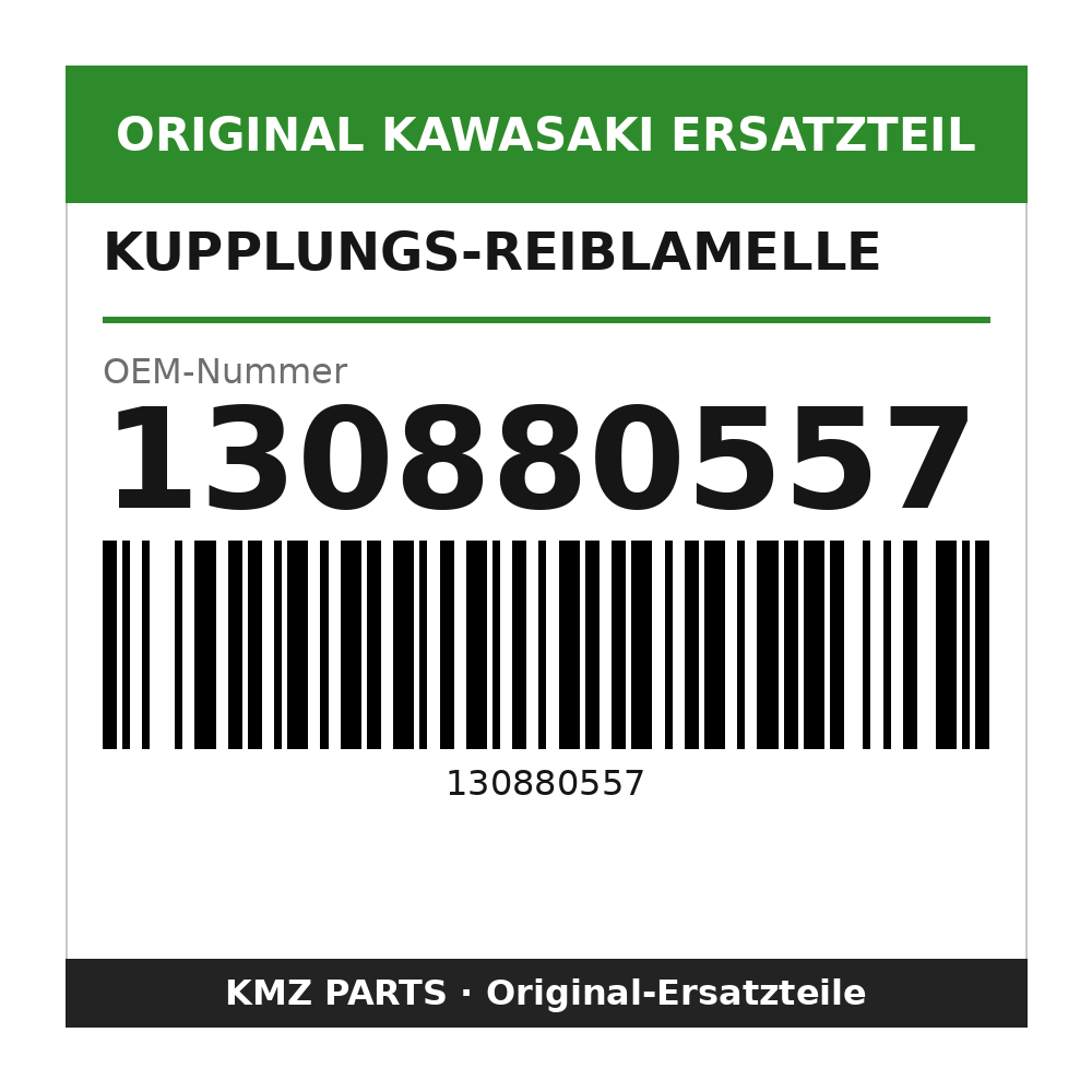 Kawasaki Kupplungs-Reiblamelle 130880557