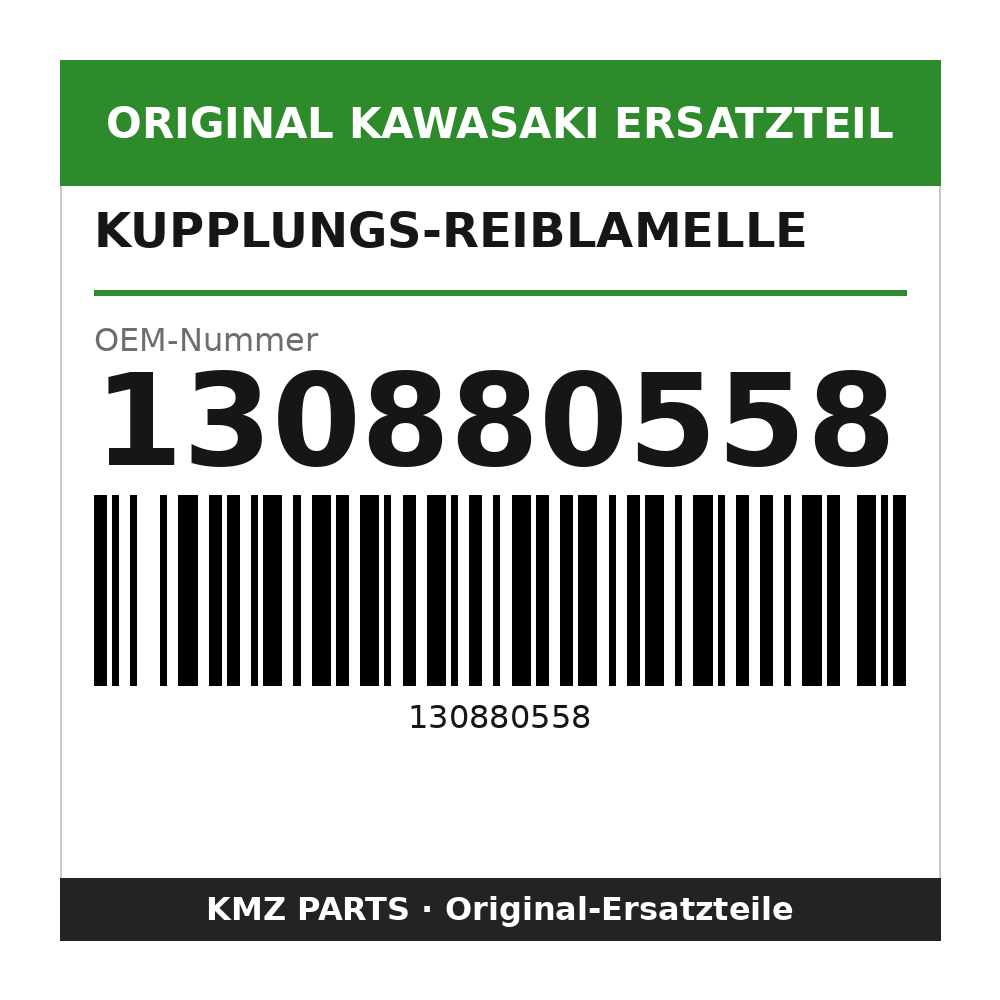 Kawasaki Kupplungs-Reiblamelle 130880558