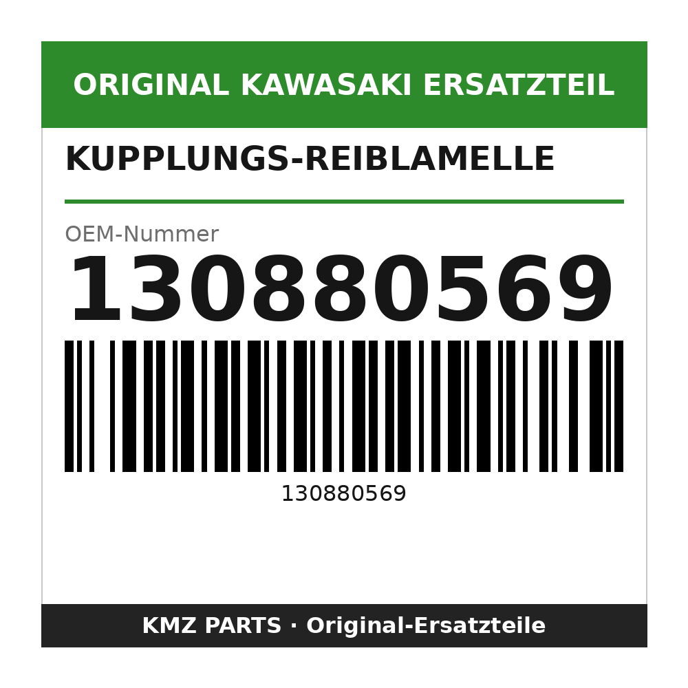 Kawasaki Kupplungs-Reiblamelle 130880569