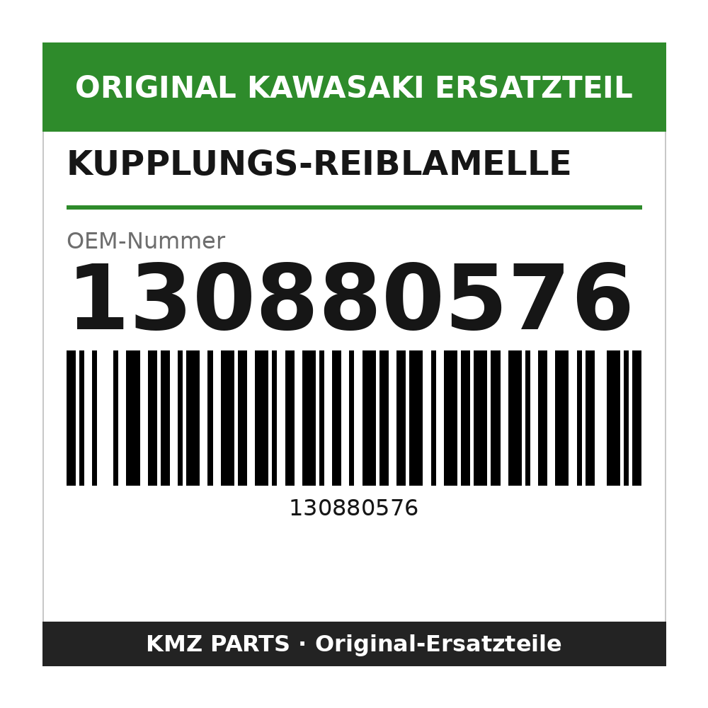 Kawasaki Kupplungs-Reiblamelle 130880576