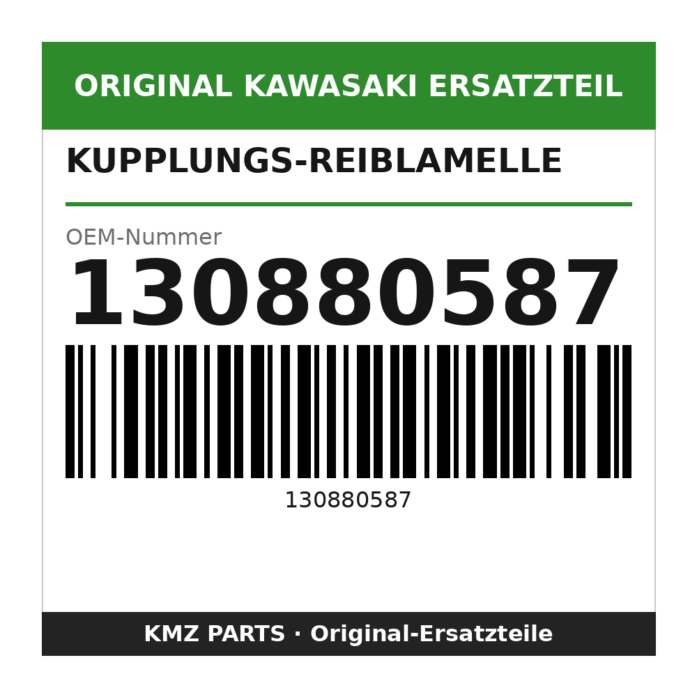 Kawasaki Kupplungs-Reiblamelle 130880587