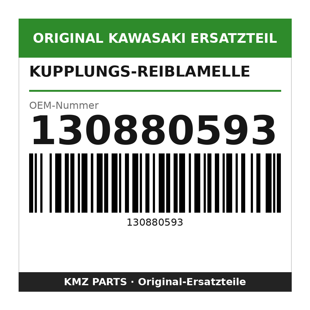 Kawasaki Kupplungs-Reiblamelle 130880593