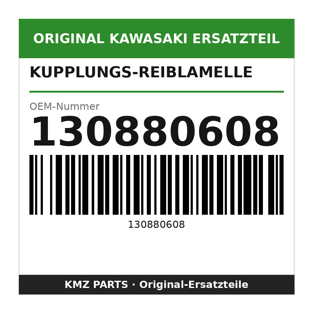 Kawasaki Kupplungs-Reiblamelle 130880608