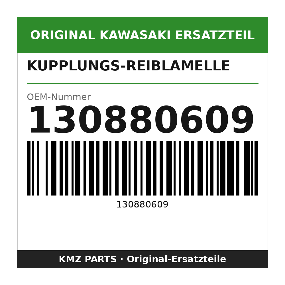Kawasaki Kupplungs-Reiblamelle 130880609