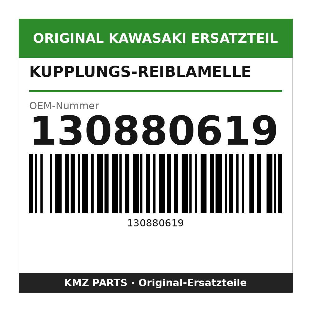 Kawasaki Kupplungs-Reiblamelle 130880619