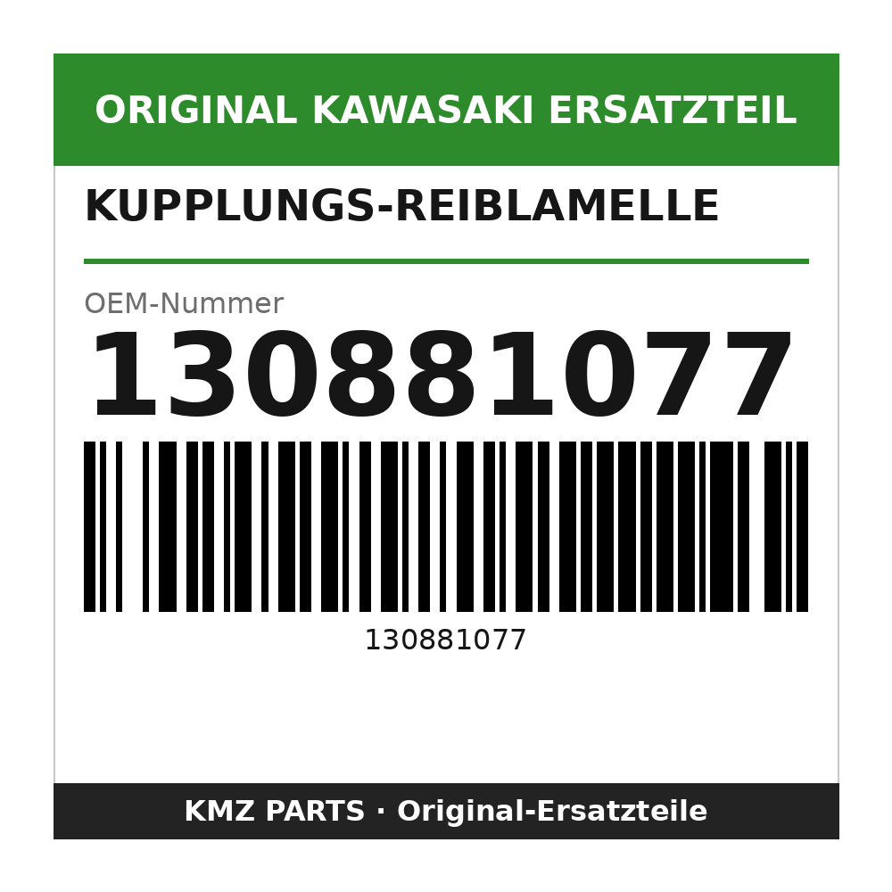 Kawasaki Kupplungs-Reiblamelle 130881077