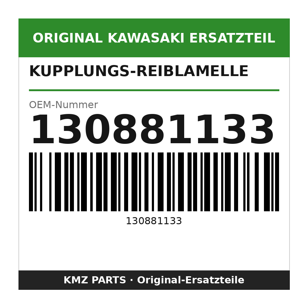 Kawasaki Kupplungs-Reiblamelle 130881133