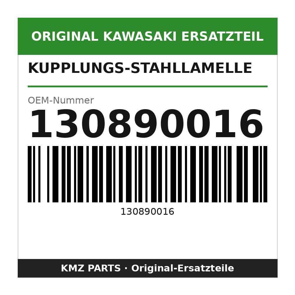 Kawasaki Kupplungs-Stahllamelle 2,3 mm 130890016