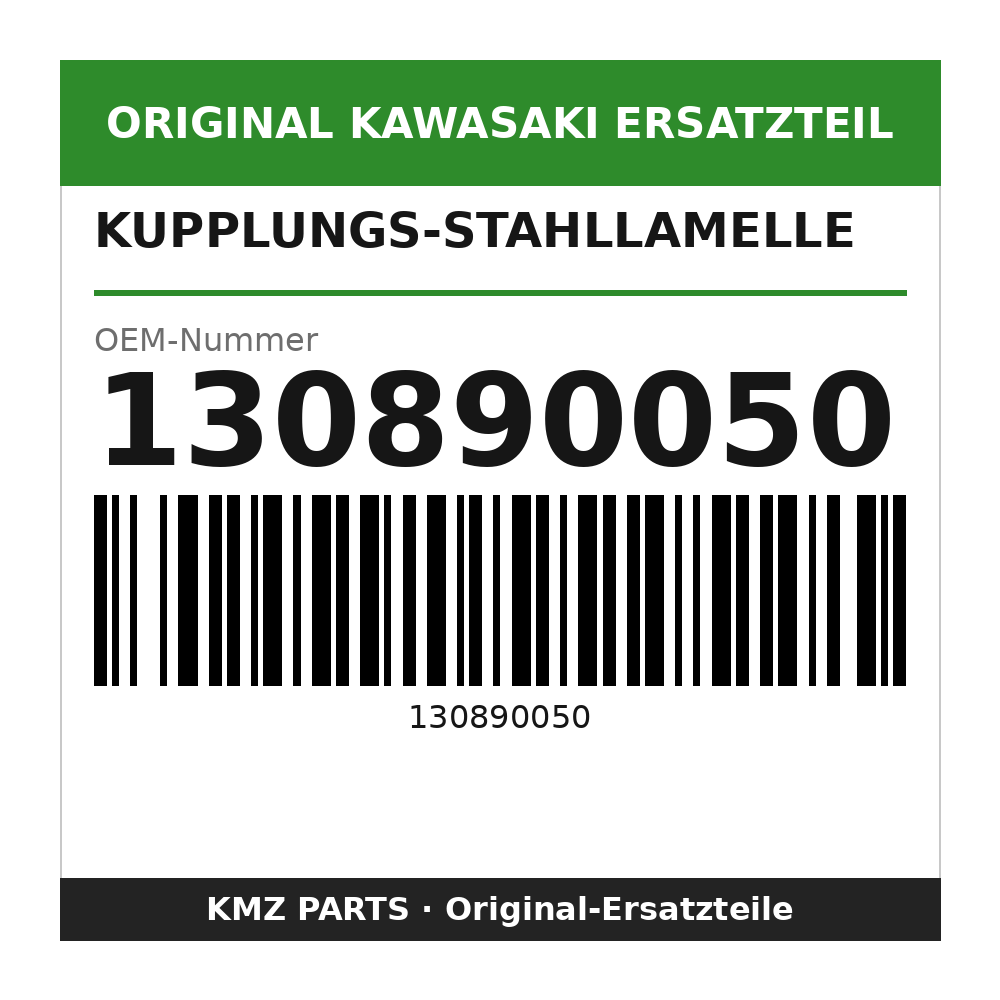 Kawasaki Kupplungs-Stahllamelle 2,0 mm 130890050