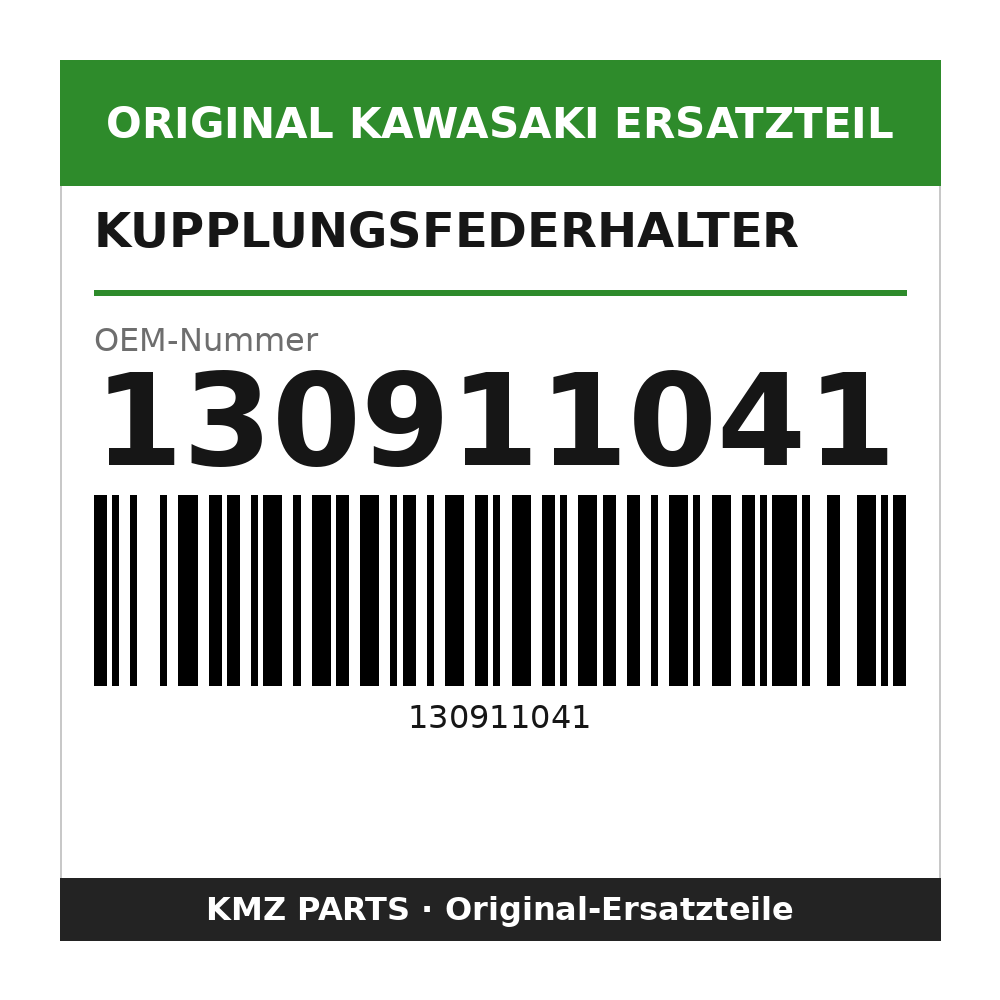 Kawasaki Kupplungsfederhalter 130911041