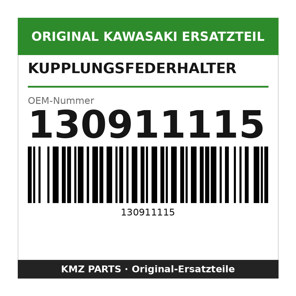 Kawasaki Kupplungsfederhalter 130911115