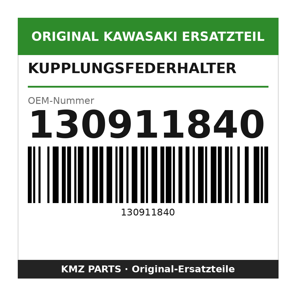Kawasaki Kupplungsfederhalter 130911840