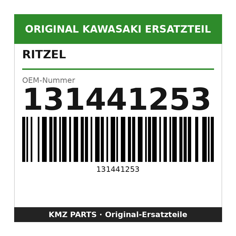 Kawasaki Ritzel 15 Zähne 131441253