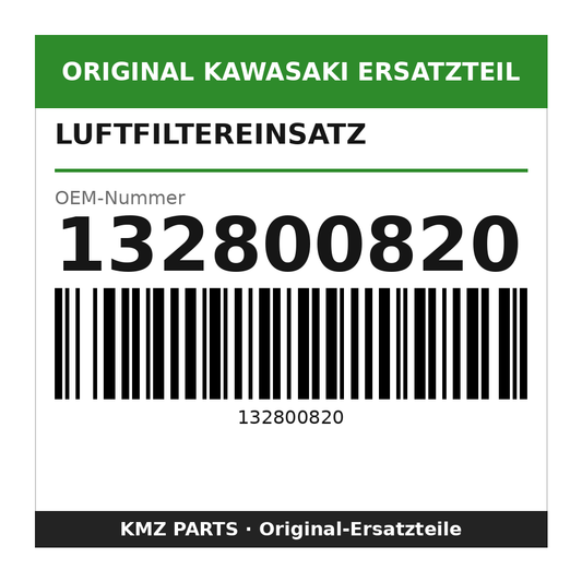 Kawasaki Luftfiltereinsatz 132800820