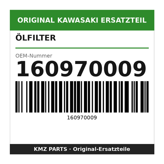 Kawasaki Ölfilter 160970009