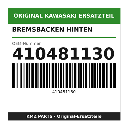 Kawasaki Bremsbacken hinten 410481130