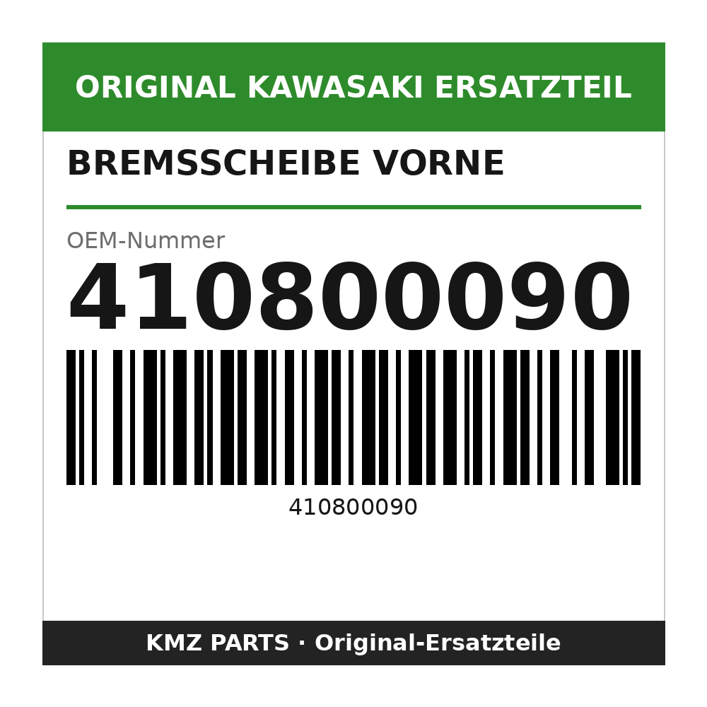 Kawasaki Bremsscheibe vorne 410800090