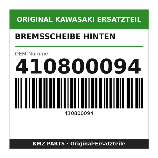 Kawasaki Bremsscheibe hinten 410800094