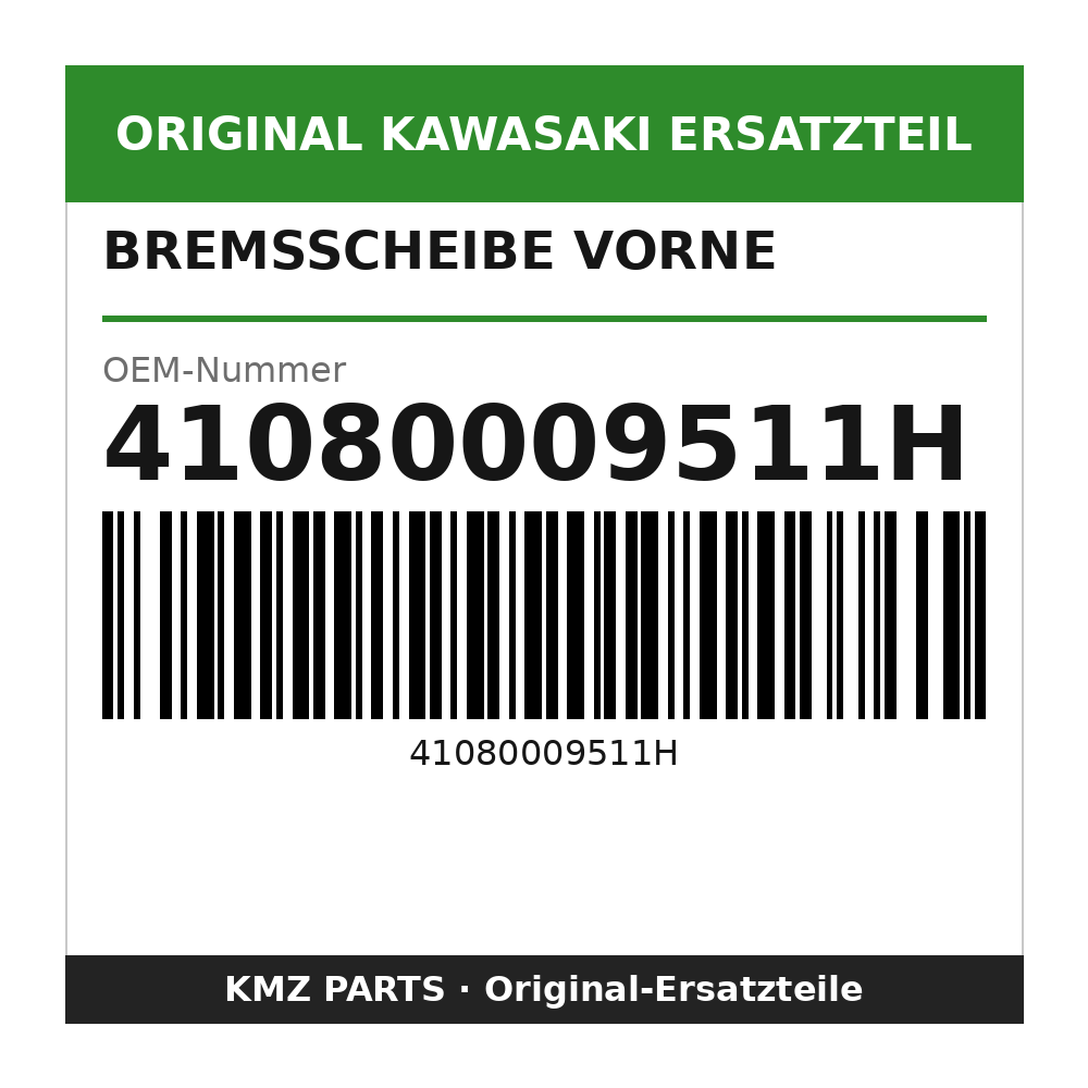 Kawasaki Bremsscheibe vorne 41080009511H