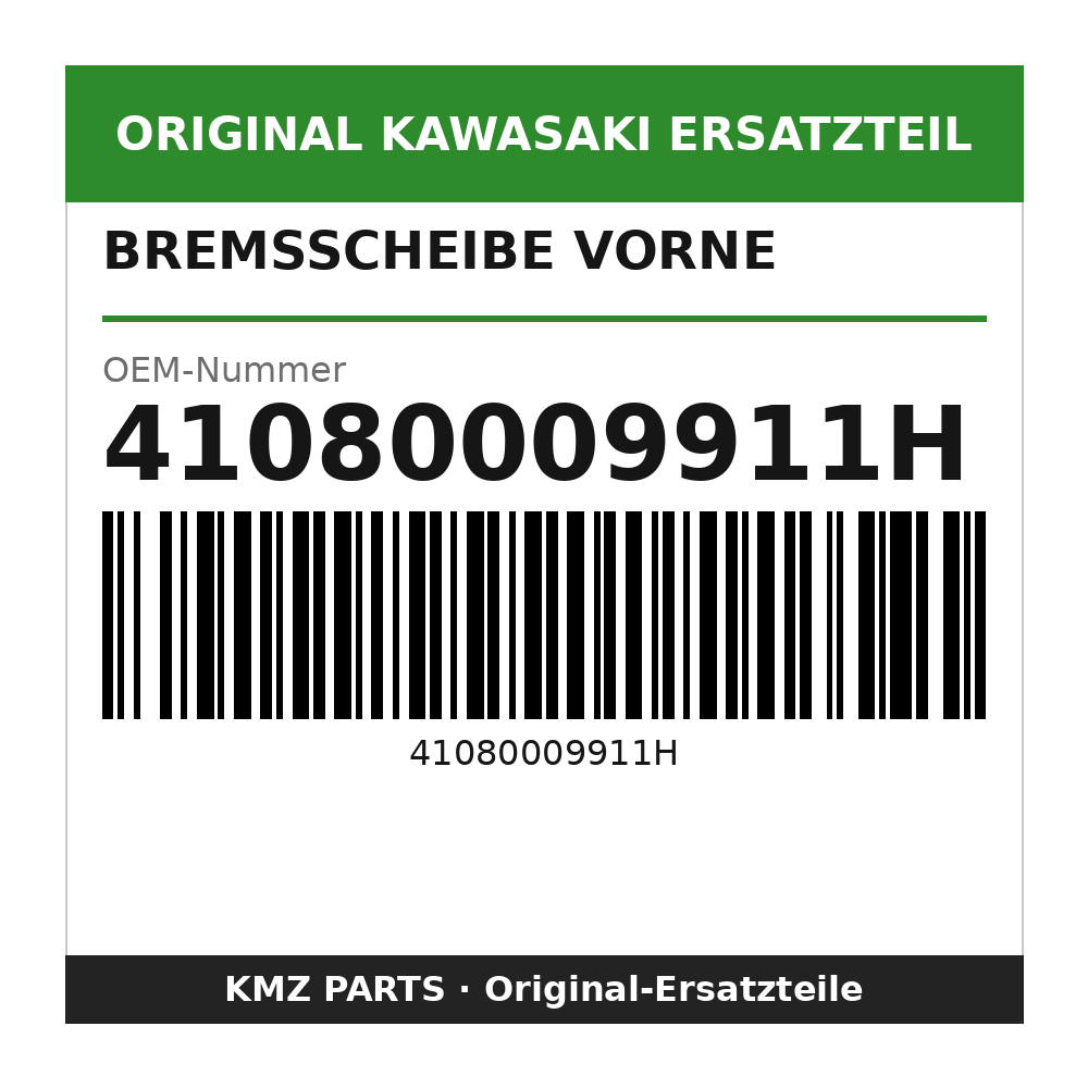 Kawasaki Bremsscheibe vorne 41080009911H