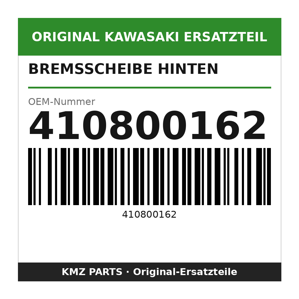 Kawasaki Bremsscheibe hinten 410800162