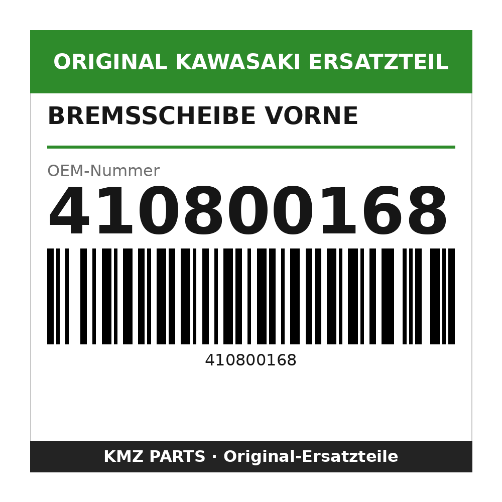 Kawasaki Bremsscheibe vorne 410800168
