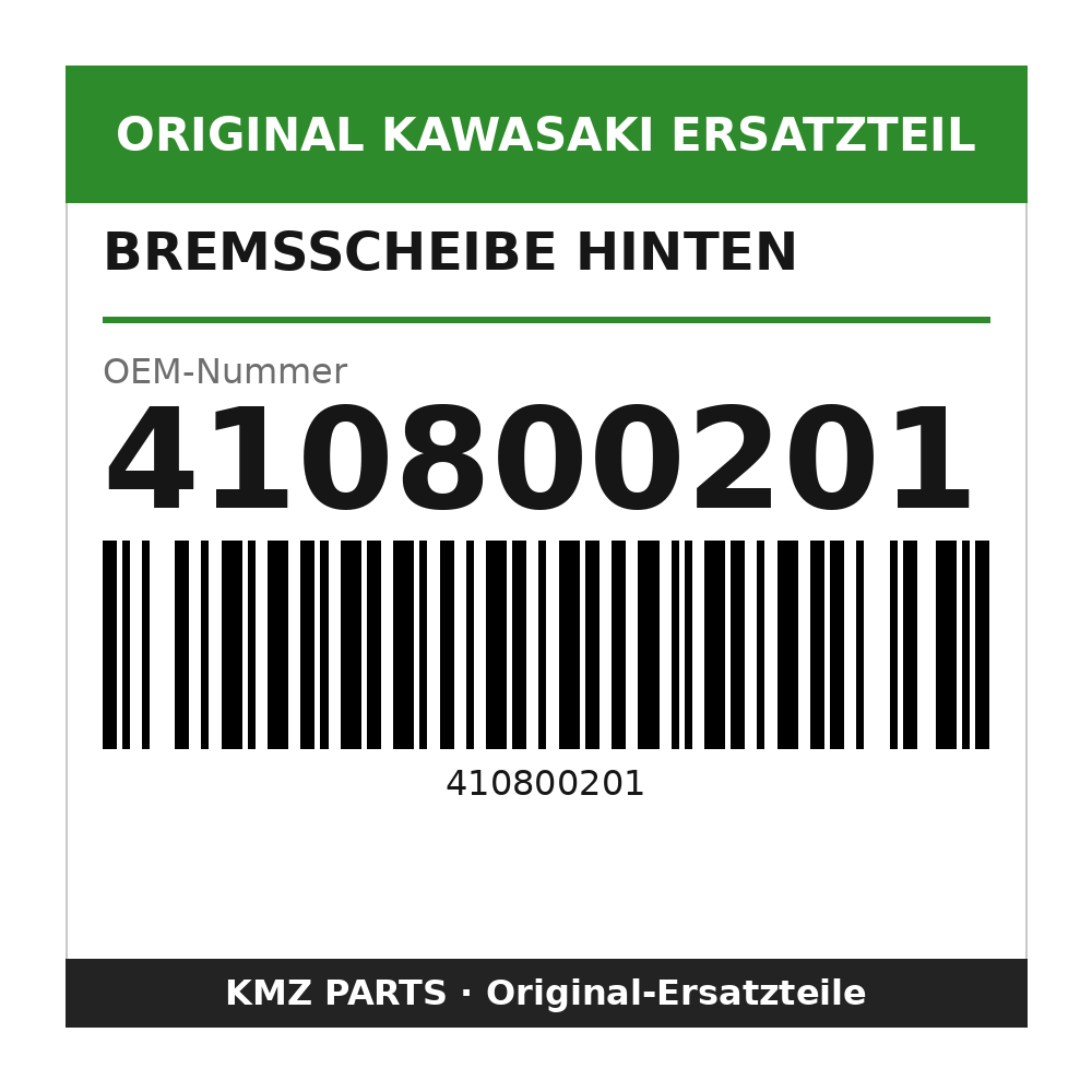 Kawasaki Bremsscheibe hinten 410800201