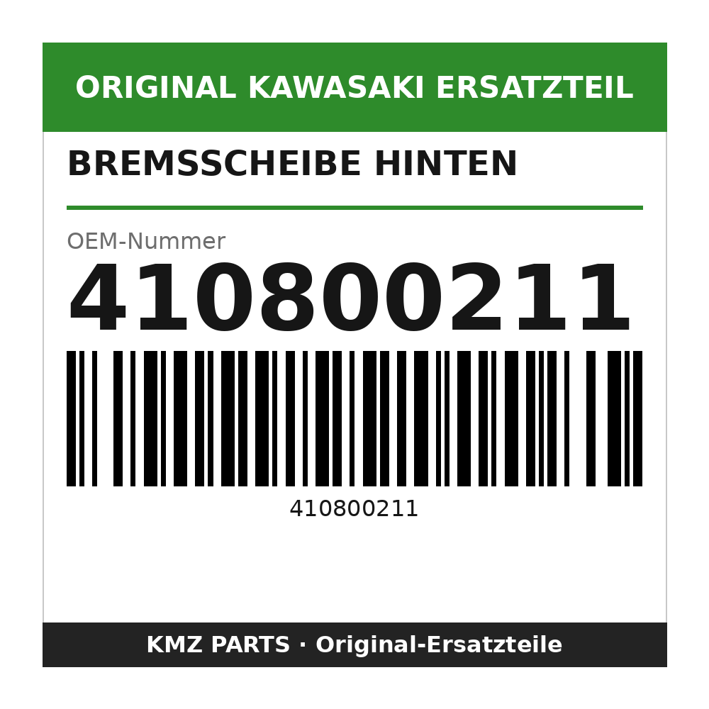 Kawasaki Bremsscheibe hinten 410800211