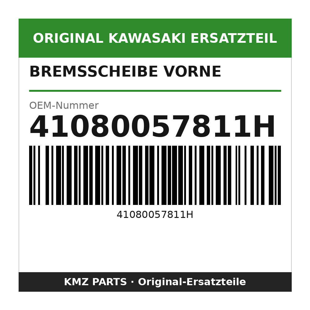 Kawasaki Bremsscheibe vorne 41080057811H