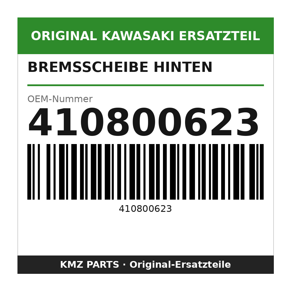 Kawasaki Bremsscheibe hinten 410800623