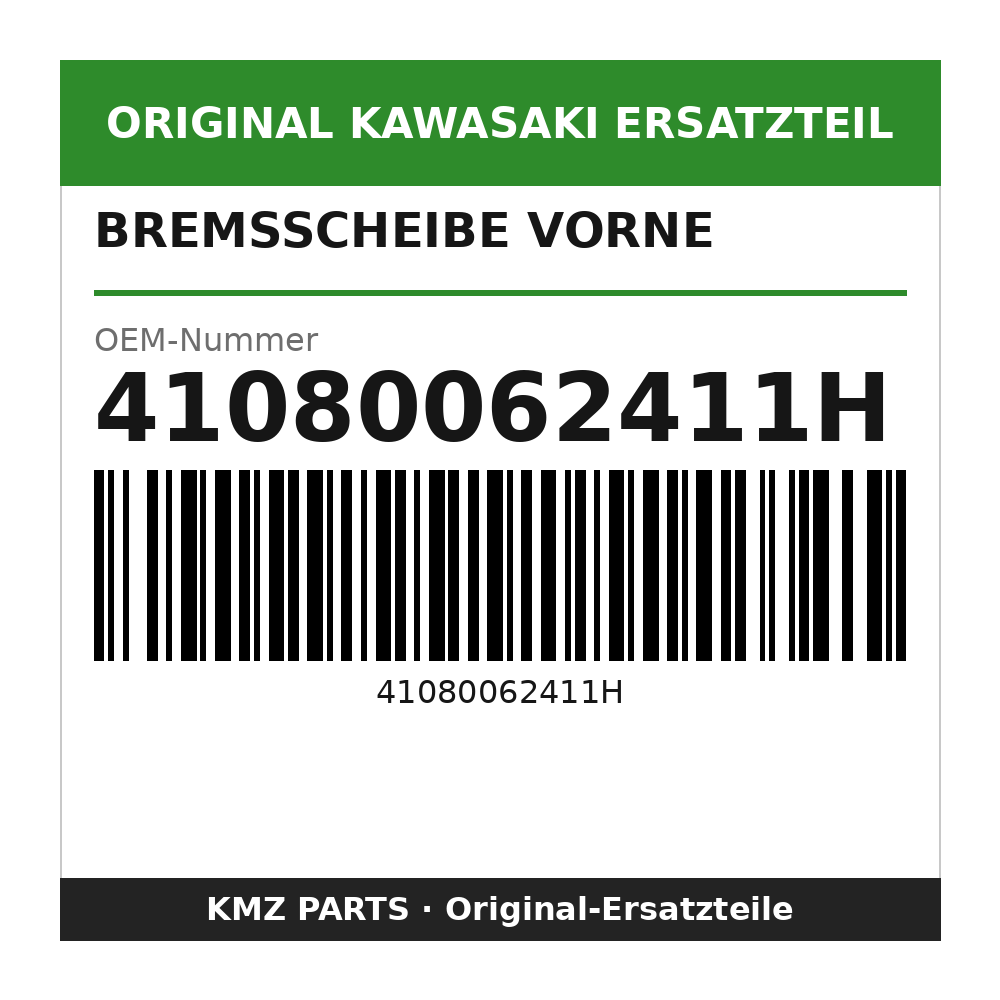 Kawasaki Bremsscheibe vorne 41080062411H